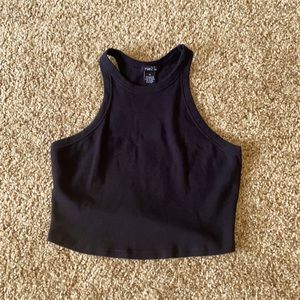 Black crop top